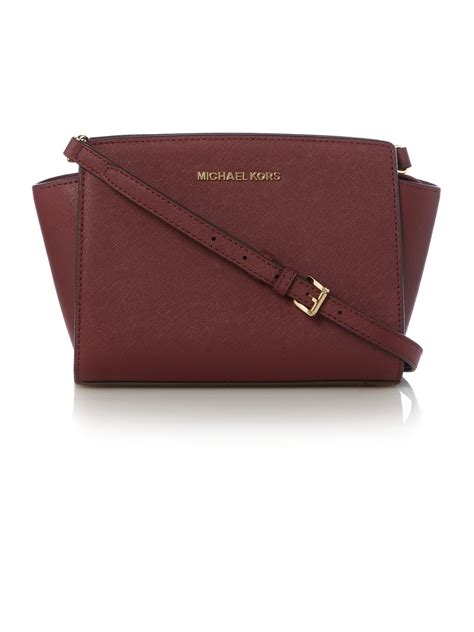 michael kors burgundy crossbody bag|Michael Kors Crossbody wallet purse.